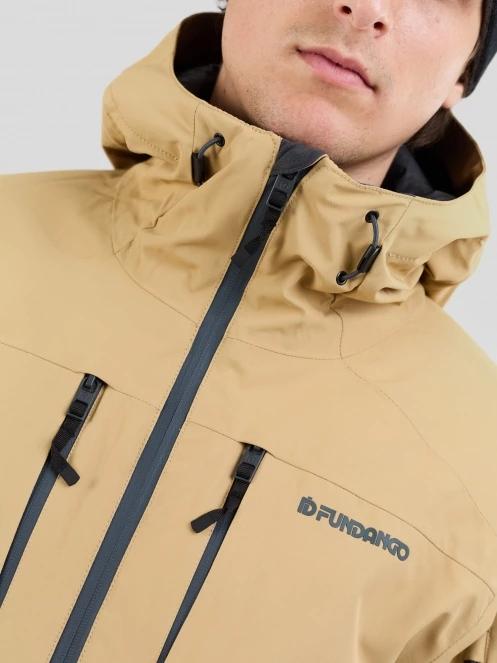 Fundango Baily ECO Allmountain Jacket férfi síkabát homok színben 8