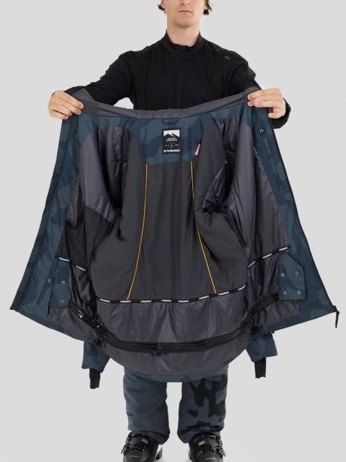 Fundango Baily ECO Allmountain Jacket férfi síkabát szürke színben 5