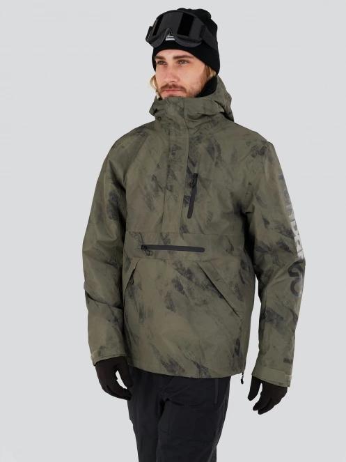 Fundango Tilbury ECO Logo Anorak férfi síkabát zöld színben 2