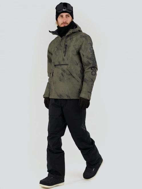 Fundango Tilbury ECO Logo Anorak férfi síkabát zöld színben 4