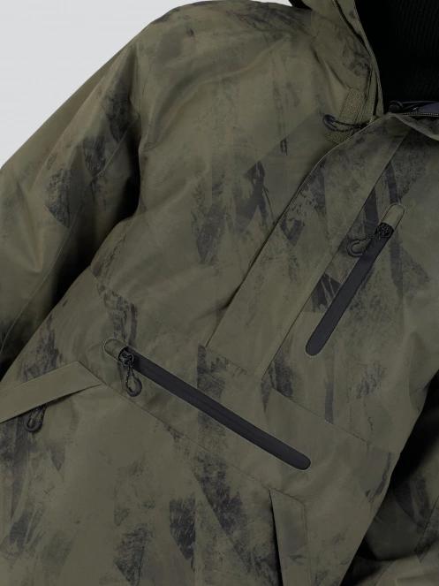 Fundango Tilbury ECO Logo Anorak férfi síkabát zöld színben 6