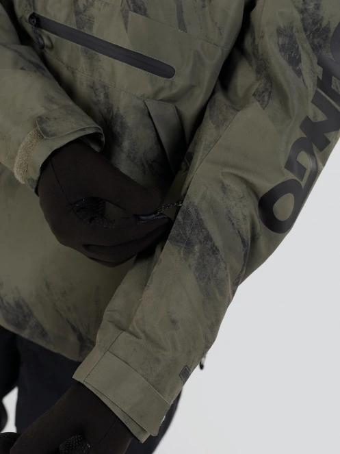 Fundango Tilbury ECO Logo Anorak férfi síkabát zöld színben 8