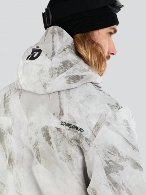 Fundango Tilbury ECO Logo Anorak férfi síkabát homok színben 10