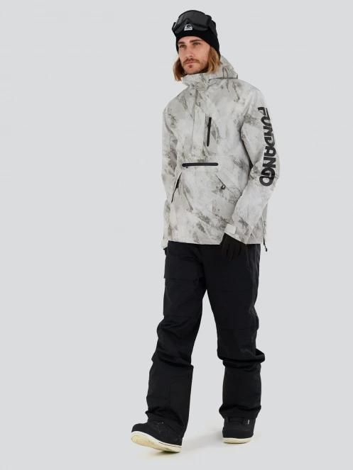 Fundango Tilbury ECO Logo Anorak férfi síkabát homok színben 4