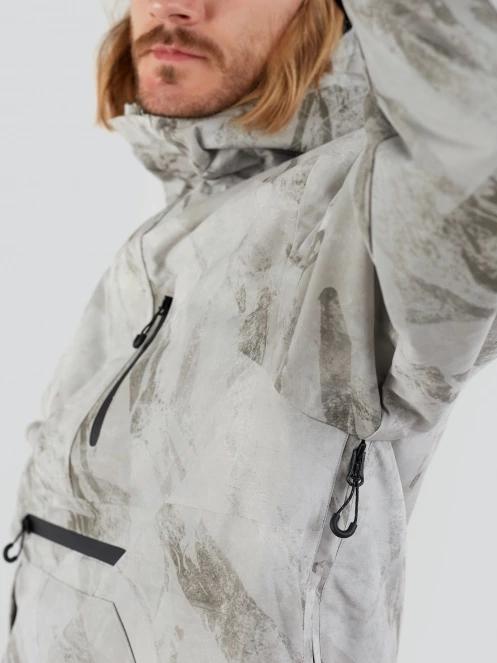 Fundango Tilbury ECO Logo Anorak férfi síkabát homok színben 7