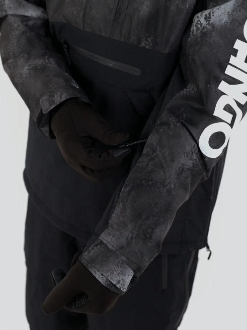 Fundango Tilbury ECO Logo Anorak férfi síkabát fekete színben 7