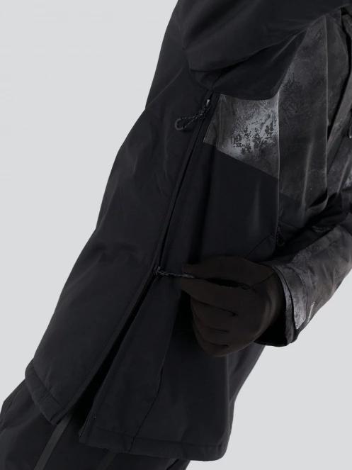 Fundango Tilbury ECO Logo Anorak férfi síkabát fekete színben 9