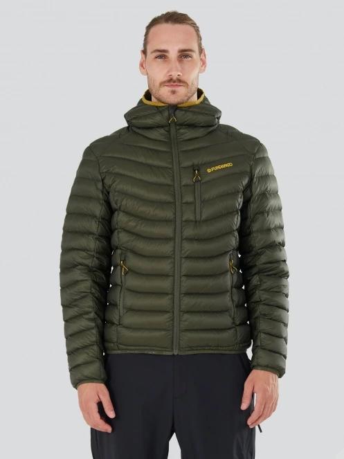Fundango Rauris Down Jacket férfi pehelykabát zöld színben 2