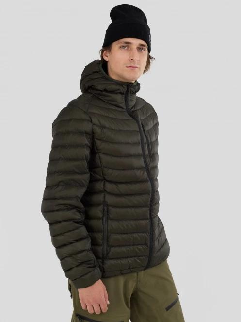 Fundango Rauris Down Jacket férfi tollkabát oliva színben 5
