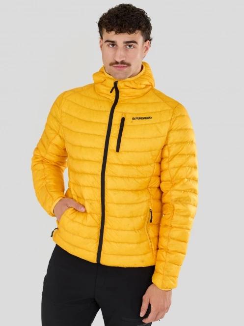Fundango Rauris Down Jacket férfi tollkabát barna színben 2