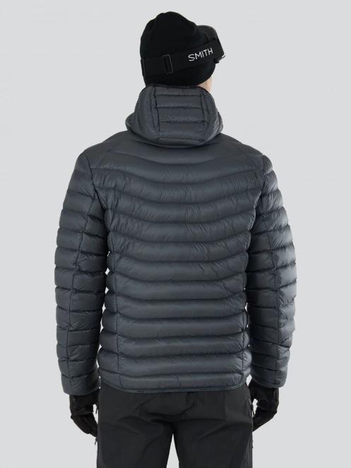 Fundango Rauris Down Jacket férfi tollkabát szürke színben 2