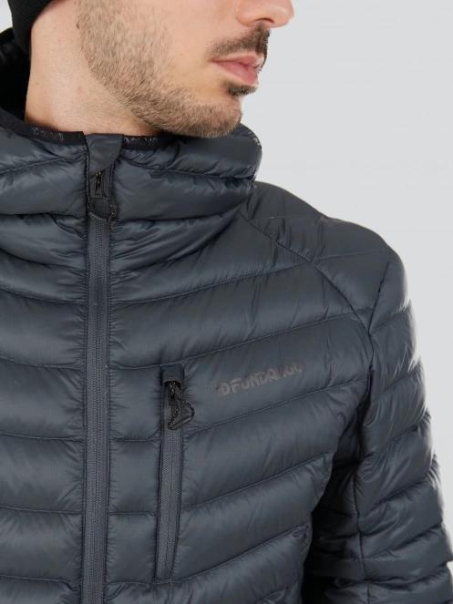Fundango Rauris Down Jacket férfi tollkabát szürke színben 4