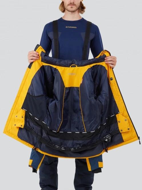 Fundango Orion Padded Jacket férfi steppelt síkabát kék színben 5