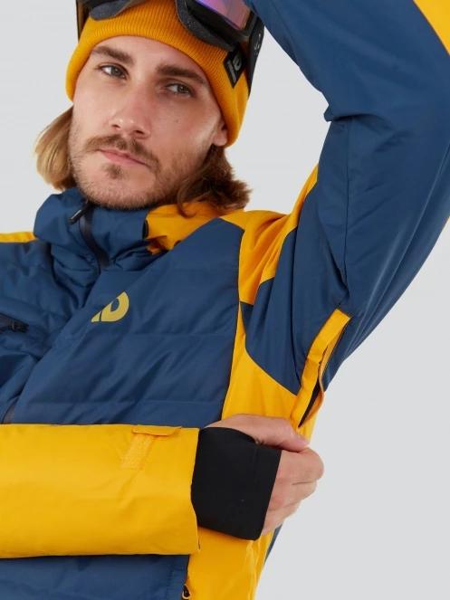 Fundango Orion Padded Jacket férfi steppelt síkabát kék színben 7