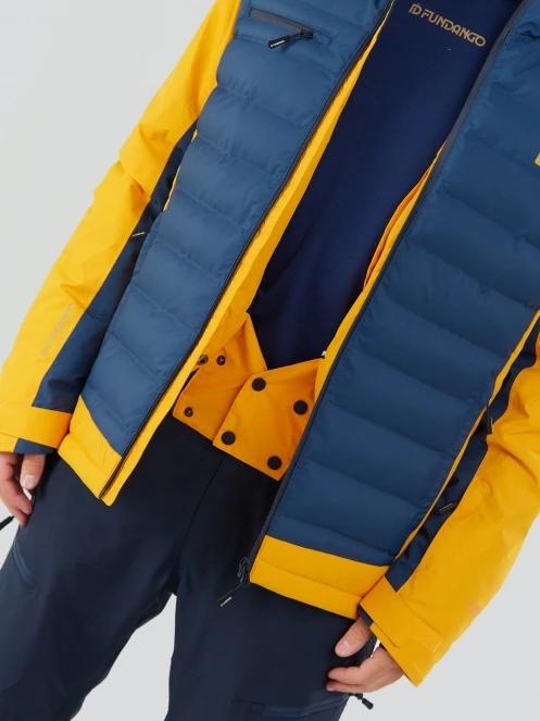 Fundango Orion Padded Jacket férfi steppelt síkabát kék színben 8