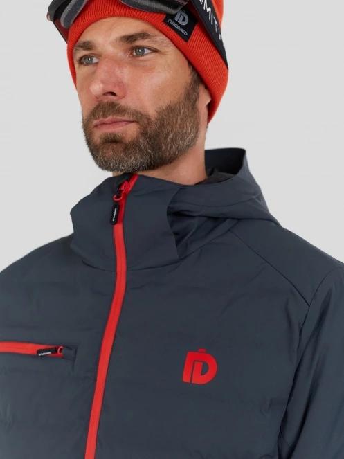 Fundango Orion Padded Jacket férfi steppelt síkabát szürke színben 7