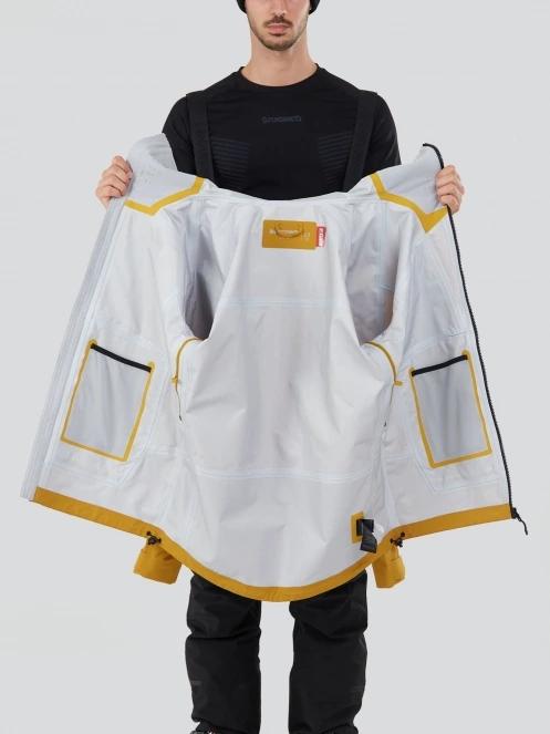 Fundango Manota 3L Shell Jacket férfi síkabát sárga színben 5