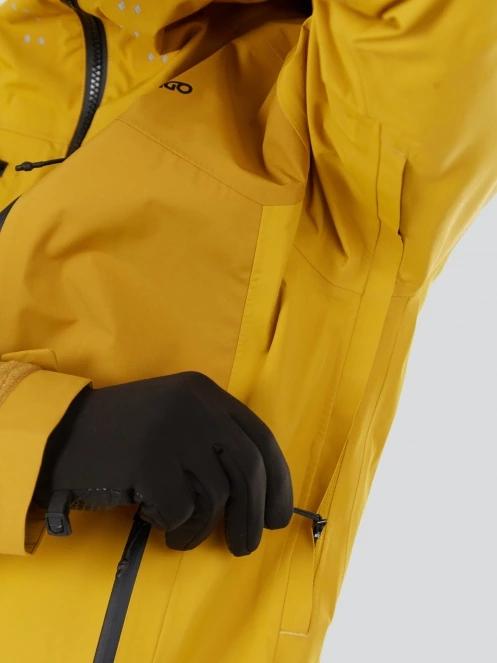 Fundango Manota 3L Shell Jacket férfi síkabát sárga színben 8
