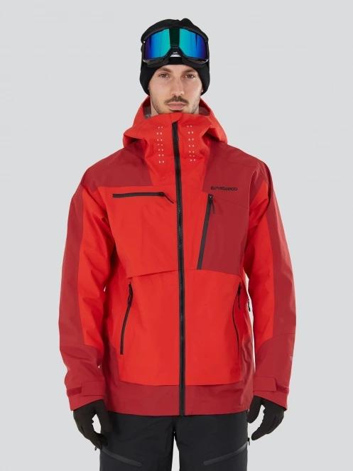 Fundango Manota 3L Shell Jacket férfi síkabát piros színben 2