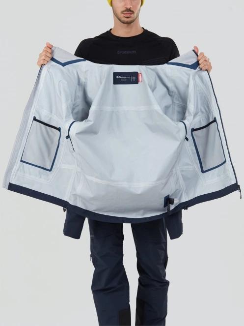 Fundango Manota 3L Shell Jacket férfi síkabát kék színben 5