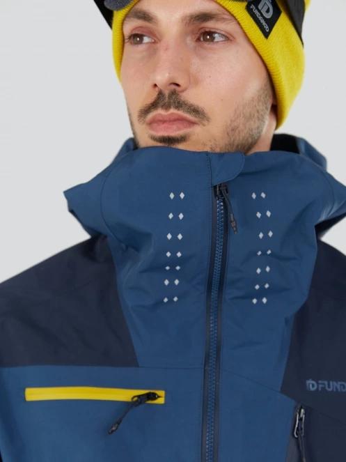 Fundango Manota 3L Shell Jacket férfi síkabát kék színben 8