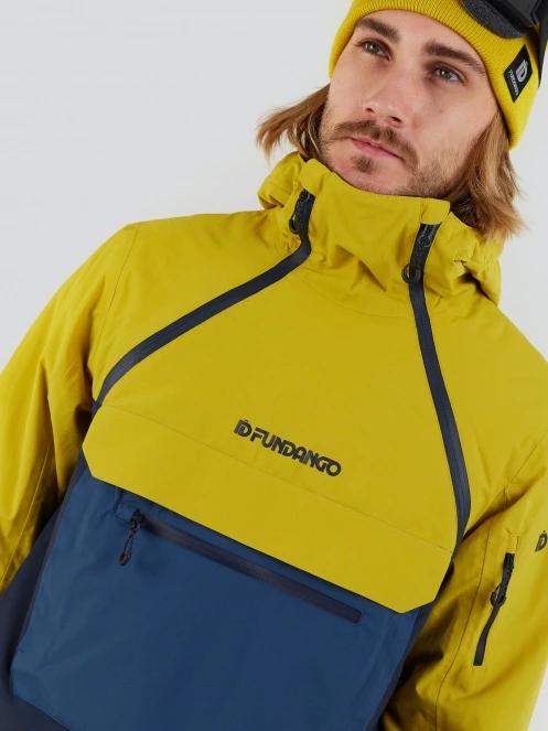 Fundango Hydra ECO Anorak férfi síkabát sárga színben 6