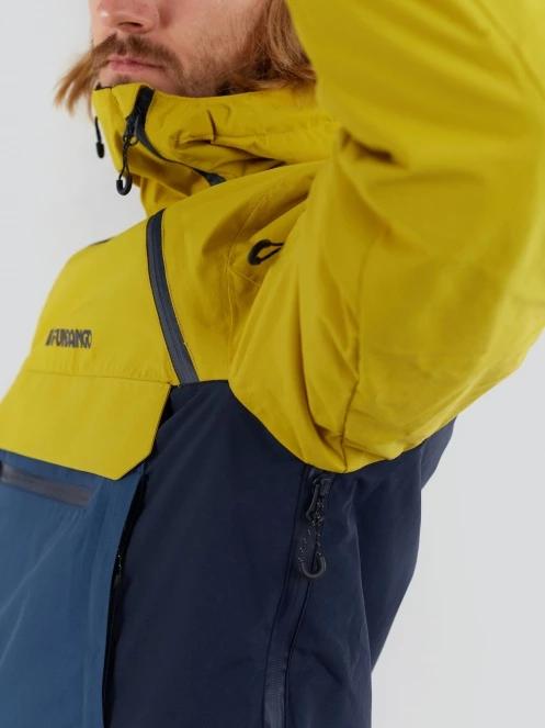 Fundango Hydra ECO Anorak férfi síkabát sárga színben 8