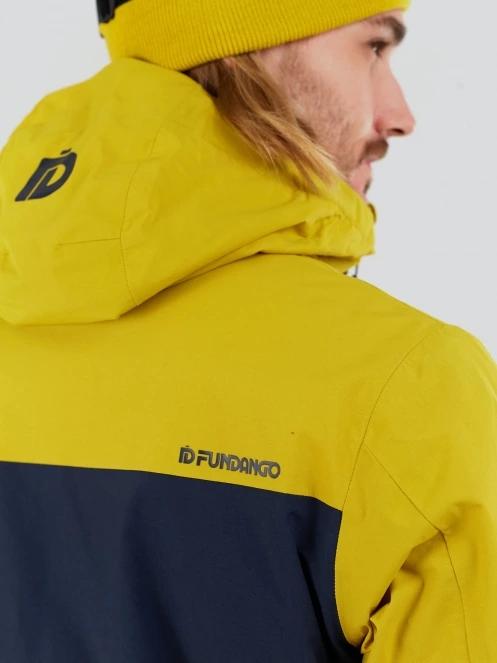 Fundango Hydra ECO Anorak férfi síkabát sárga színben 10