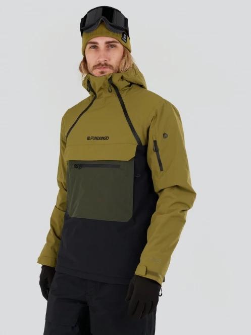 Fundango Hydra ECO Anorak férfi síkabát zöld színben 2
