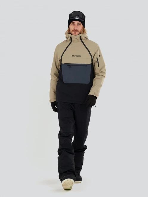 Fundango Hydra ECO Anorak férfi síkabát homok színben 4