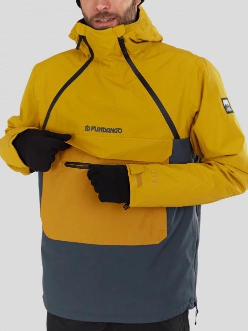 Fundango Hydra ECO Anorak férfi anorák sárga színben 5