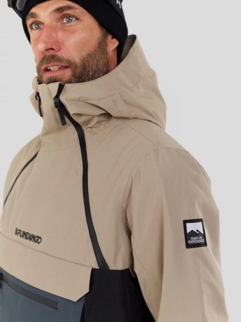 Fundango Hydra ECO Anorak férfi anorák homok színben 7