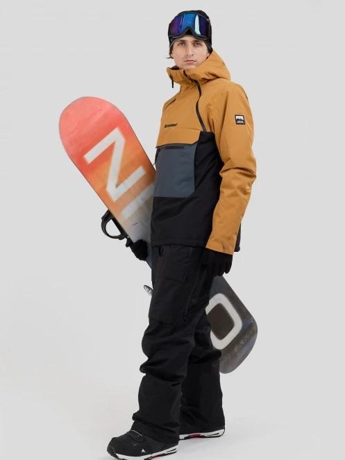 Fundango Hydra ECO Anorak férfi anorák barna színben 4