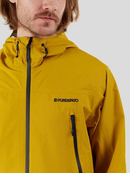 Fundango Piorini II  Waterproof Jacket férfi esőkabát sárga színben 5