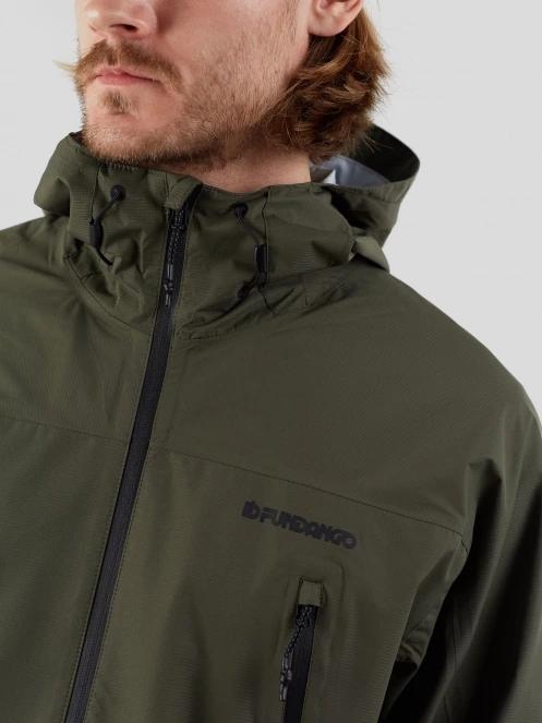 Fundango Piorini II  Waterproof Jacket férfi esőkabát oliva színben 6