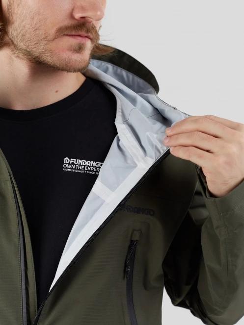 Fundango Piorini II  Waterproof Jacket férfi esőkabát oliva színben 9