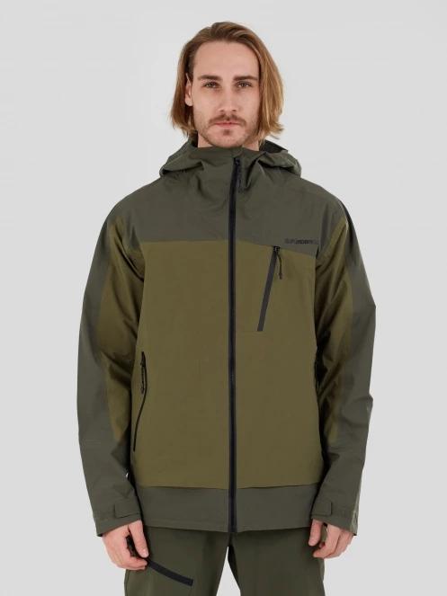 Fundango Levy 3L Jacket férfi héjkabát zöld színben 2