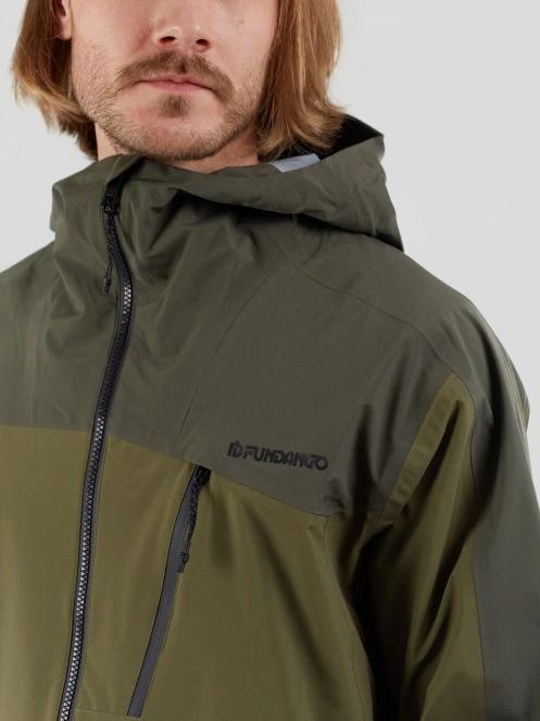 Fundango Levy 3L Jacket férfi héjkabát zöld színben 6