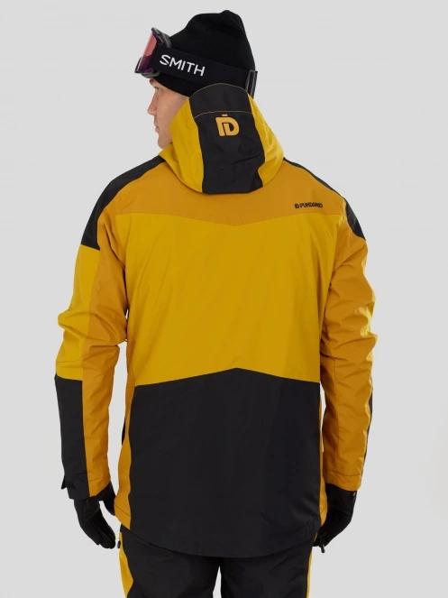 Fundango Rigel ECO 3L Jacket férfi héjkabát sárga színben 3