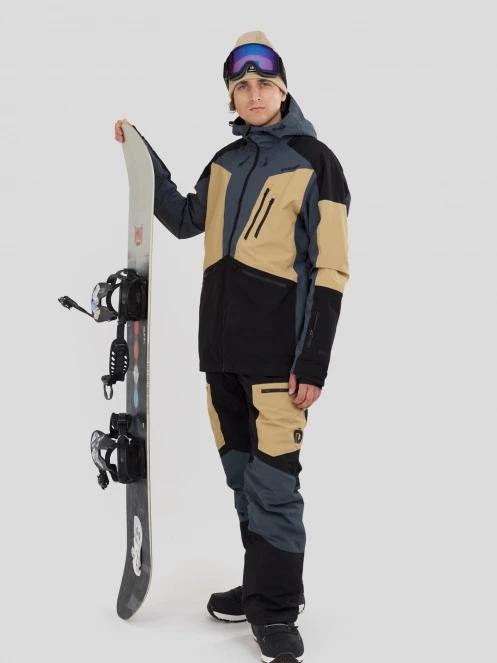Fundango Rigel ECO 3L Jacket férfi héjkabát homok színben 4
