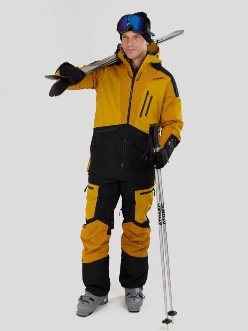 Fundango Rigel ECO 3L Jacket férfi héjkabát sárga színben 4