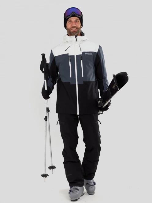 Fundango Nelson Allmountain Jacket férfi síkabát fehér színben 4
