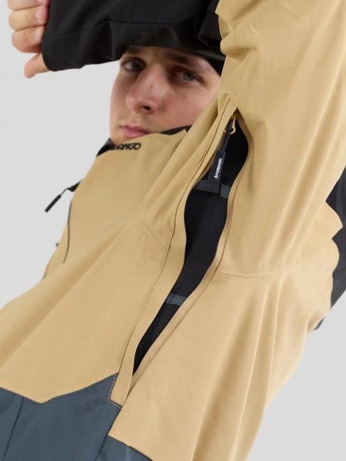 Fundango Nelson Allmountain Jacket férfi síkabát homok színben 6