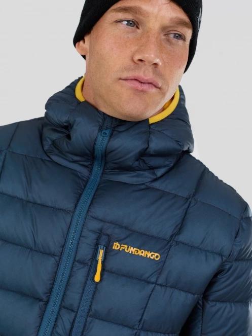 Fundango Arctic Point Down Jacket férfi tollkabát világoskék színben 6