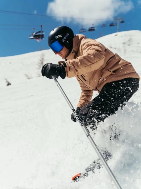 Fundango Portage Padded Jacket férfi steppelt síkabát homok színben 11