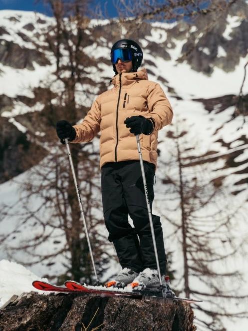 Fundango Portage Padded Jacket férfi steppelt síkabát homok színben 12