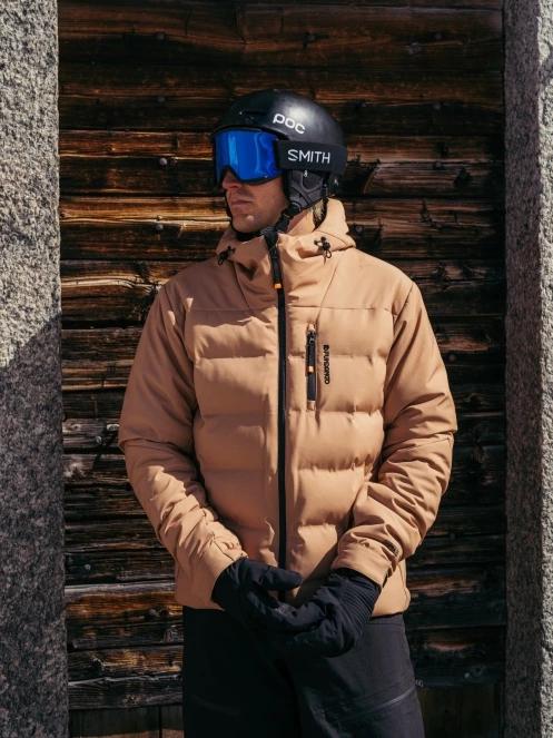 Fundango Portage Padded Jacket férfi steppelt síkabát homok színben 13