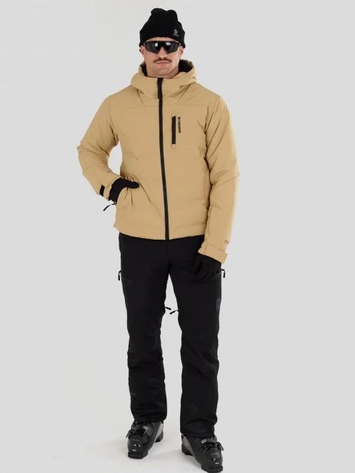 Fundango Portage Padded Jacket férfi steppelt síkabát homok színben 6