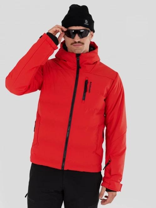 Fundango Portage Padded Jacket férfi steppelt síkabát piros színben 2