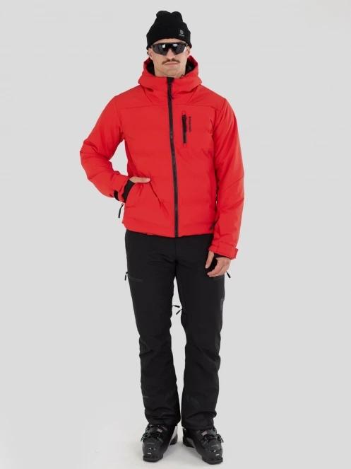 Fundango Portage Padded Jacket férfi steppelt síkabát piros színben 4